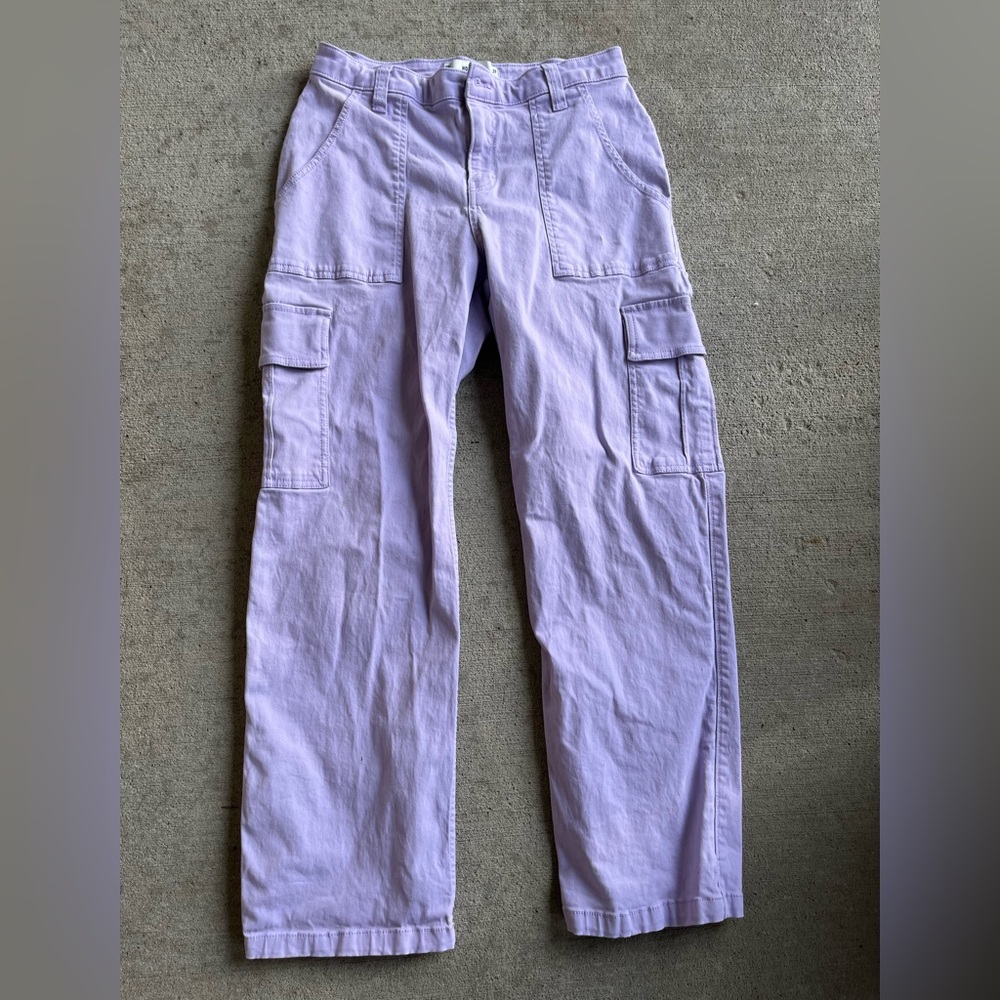 Hollister high rise utility dad pants